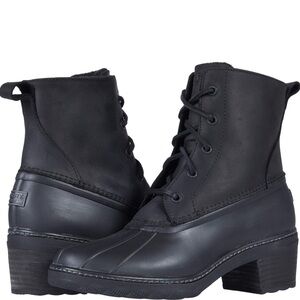 Sperry Black Lace-Up Boots